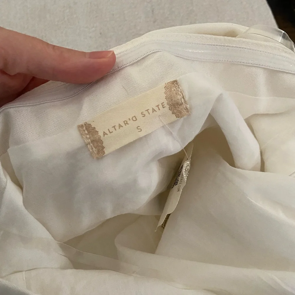 Altar'd State White Bow Dress - Picture 4 of 5